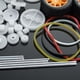 thumbnail image 2 of 78 Piezas Paquete de Modelo de Experimento Científico Piezas de Repuesto Juego de Engranajes de Coche DIY Robot RC Avión Ruedas Ejes Kits de Neumáticos, 2 of 5