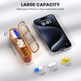 thumbnail image 7 of Weekly Pill Organizer 3 Times a Day, 7 Day Pill Box with Detachable Daily Boxes, 7 of 7