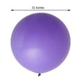 thumbnail image 6 of BalsaCircle 2 Purple Matte 32" Large Latex Plain Balloons, 6 of 6