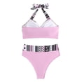 thumbnail image 4 of Ticikt Bikini Set for Women 2 Piece High Waisted Slim Fit Swimsuits for Women Scoop Neck Women's Bathing Suit 2026, 4 of 9