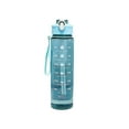 thumbnail image 2 of Fmbmuo Water Bottle Travel Green Plastic Portable 750ml Flip-Top, 2 of 5