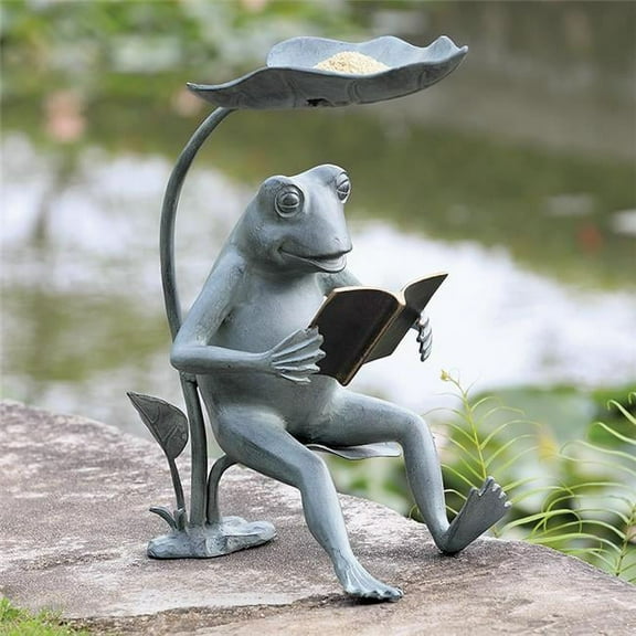 SPI Reading Frog Birdfeeder with L