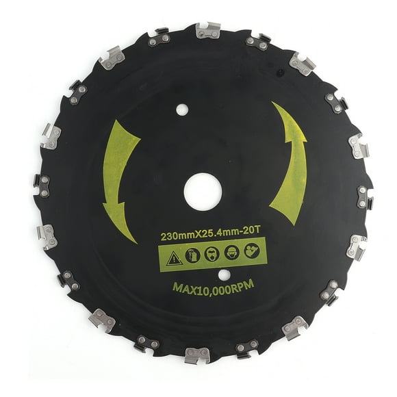Brush Cutter Accessories,High Carbon Steel Circular Replacement Blade T Blade Best in Class