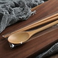 thumbnail image 6 of Clearance! Huayishang Portable Tableware Wooden for Eating Chopsticks Soup Strring Mixing Set Korean Wood Spoon Handle Kitchen，Dining & Bar, Kitchen Essentials Clearance Sale Yellow, 6 of 9