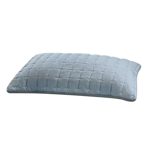 OIUR Pillow Protector with Elastic Bands Travel Pillow Cover Anti-slip Quilted Waffle Pillowcase Protect from Dust Sweat And Stain for Dorm Home Bedroom