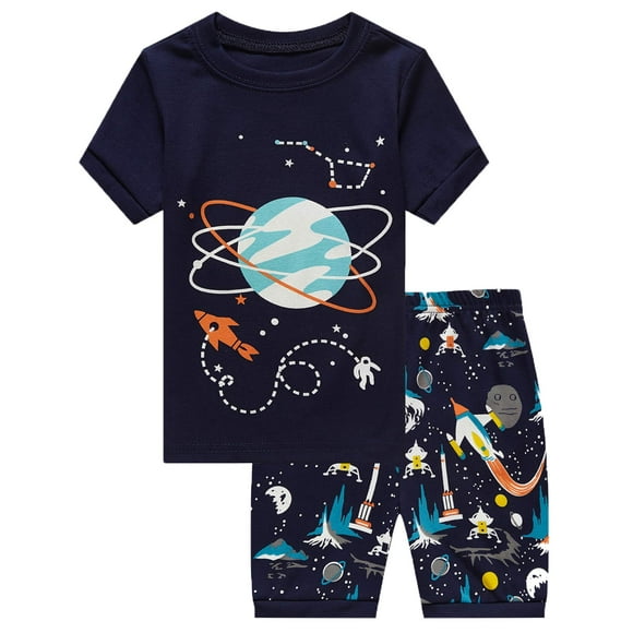 Conjunto de pijama Family Feeling Space 100% algodón para niños 2T