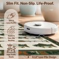 thumbnail image 6 of Design&I 8'x10' Washable Area Rug Fishing Vintage Bass Lure Trophy Motifs Border Wildlife Cabin for King Size Bedroom, Under Bed, Sleek Flatweave Pet Friendly, 6 of 7