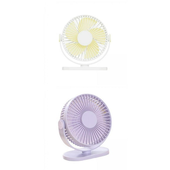 2pcs Compact USB Desk Fan Table Cooling Fan Quiet for Office Car Backpacking Zulema none