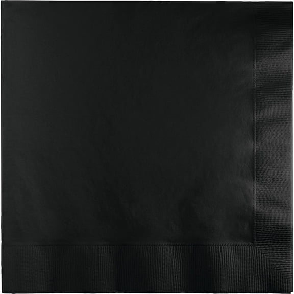 250/Case Bulk Black Velvet Dinner Napkins 3 Ply