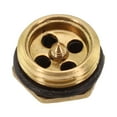 thumbnail image 4 of 1/2 Inch Brass Adjustable Sprinkler Head 360 Degree Adjustable Nozzle for Garden Irrigation Lawn Agriculture and Roof Cooling G1/2 External Thread Yellow, 4 of 9
