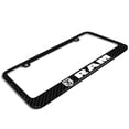 thumbnail image 3 of RAM Black Real 3K Carbon Fiber Glossy Finish License Plate Frame, 3 of 7