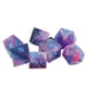 thumbnail image 1 of Juego de dados de 7 Uds., dados poliédricos de colores de resina con remolino de cielo estrellado para juego de mesa, 1 of 8