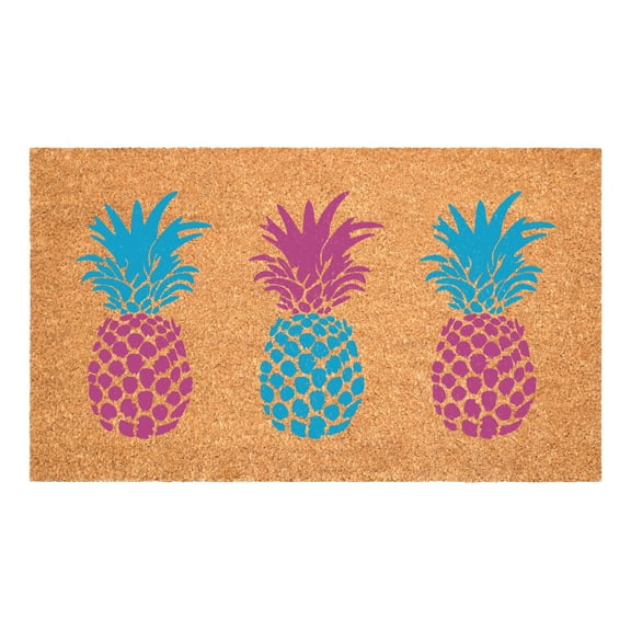 Calloway Mills 116321729 Southern Mix Pineapple Doormat, 17" x 29"