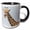 Black/White, variant on 3drose, Namibia, Etosha Np, Klein Namutoni Waterhole. Portrait of a Giraffe., 15oz Mug