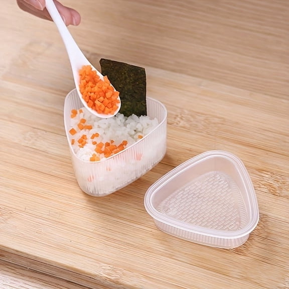 1pc Triangle Onigiri Mold – Nonstick Rice Ball Maker for Bento, Musubi & DIY Sushi, BPA-Free Food-Grade Press for Quick Home Meal Prep