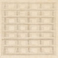 thumbnail image 1 of Ahgly Company Machine Washable Indoor Square Abstract Gold Area Rugs, 3' Square, 1 of 7