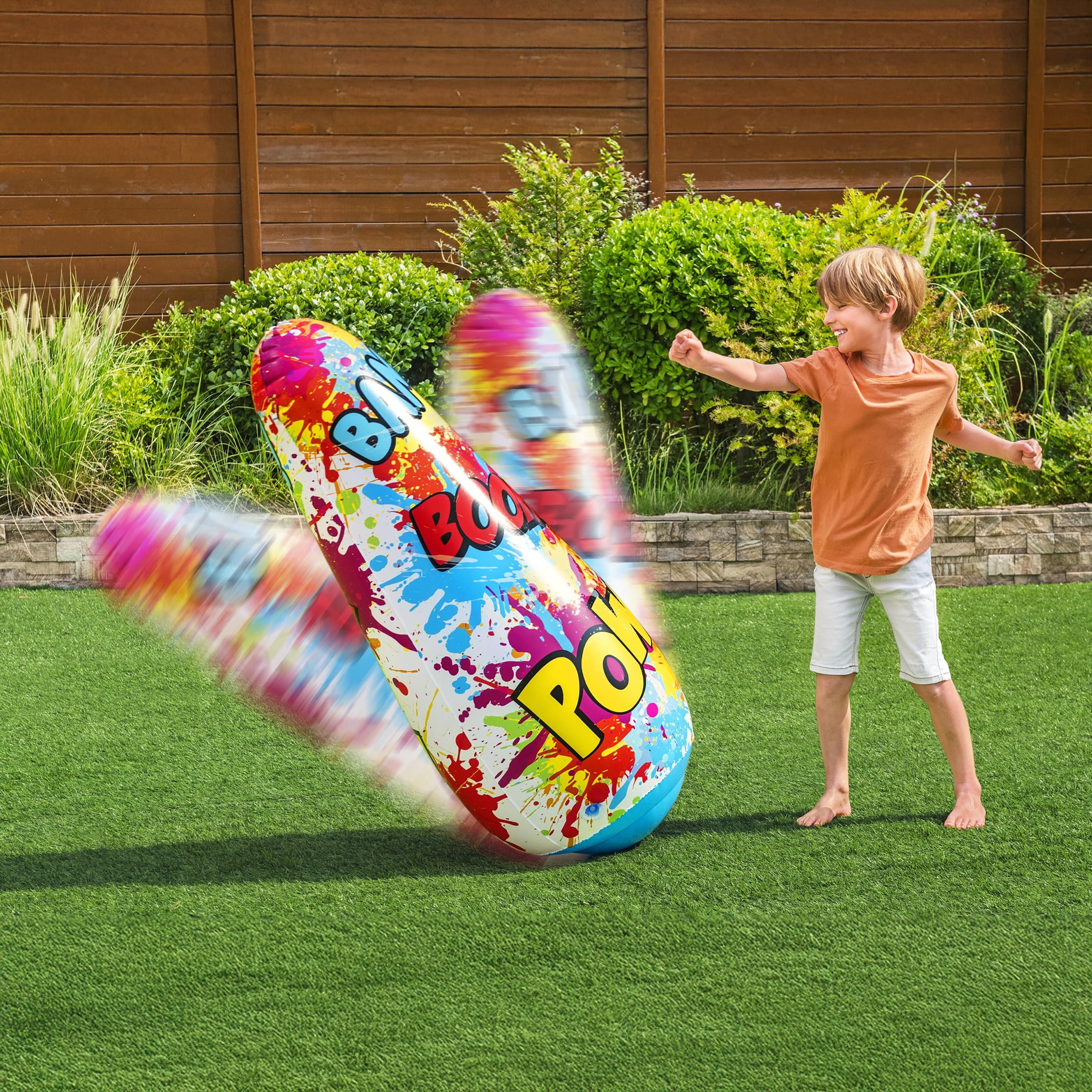 H2OGO! Comic Blast Kids Inflatable Bop Bag