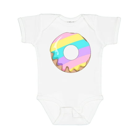 

Inktastic Easter Donut with Pastel Rainbow Frosting Gift Baby Boy or Baby Girl Bodysuit