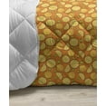 thumbnail image 3 of Fruit Down Alternative Comforter, Pineapples Graphic Exotic Fruits Geometric Rhombus Shape Continuous Pattern, Microfiber Quilt for All Season, 5 Sizes, White and Multicolor, by Ambesonne, 3 of 3