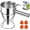 1200, variant on 20 OZ Multi-Functional Pancake Batter Dispenser, Multi-Caliber Stainless Steel Funnel Cake Dispenser with Stand Great for Pancakes,Cupcakes,Chocolate Balls and Baked Goods (600ml)