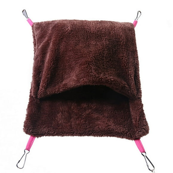 Xihbxyly Nido Colgante para Hámster, Hamaca de Franela Suave, Acogedor Diseño En Forma de Plátano, Cómoda Cama Pequeña para Mascotas, Ideal para Hámsteres y Hurones, Juego Versátil En Interiores, Tam