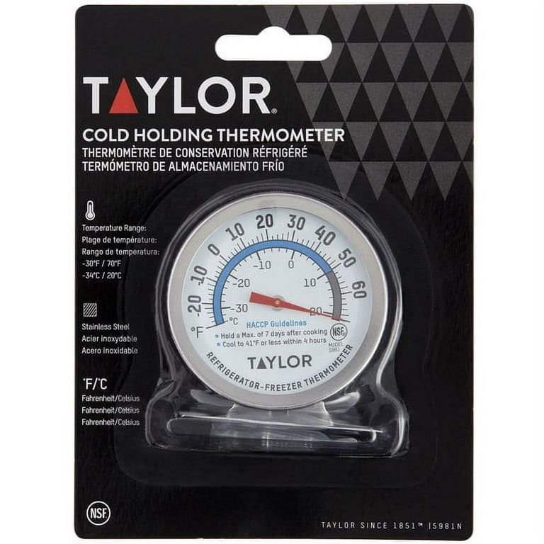 Taylor Precision 5981N - Thermometer, Refrigerator/Freezer