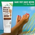 thumbnail image 7 of Miracle Foot Repair Cream, 4 oz Repairs Dry Cracked Heels and Feet, Diabetic-Safe, 60% Pure Ultra Aloe Moisturizes, Softens, and Repairs, Relief from Discomfort of Ingrown Toenails (2-Pack), 7 of 7