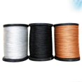 thumbnail image 3 of 3 Rolls of Sewing Thread Bookbinding Cord Cobbler Thread Tailoring Line (Black, White, Brown), 3 of 4