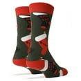 thumbnail image 3 of OoohYeah Funny Crew Socks for Men Xmas Socks, Novelty Cool Cotton Socks,Naughty Or Nice, 3 of 3