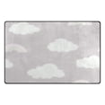 thumbnail image 2 of Cloud and Rainbow Pattern Soft Polyester Area Rug 31''x20'', Non Slip, Memory Foam, Water Absorbent, 2 of 7