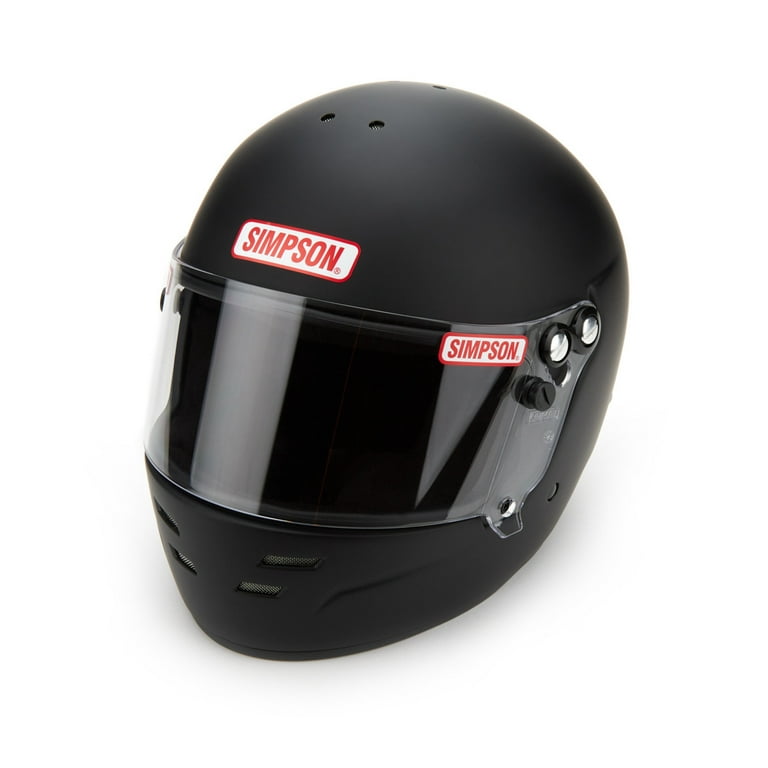 Simpson 7100052 SA2020 Viper Racing Karting Helmet, Black, 2X