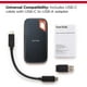 thumbnail image 3 of SanDisk Extreme 2TB External S SDSSDE612T00G25SANDISK, 3 of 5