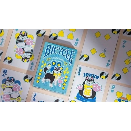 Bicycle Dog (Blue) Playing Cards by USPCC