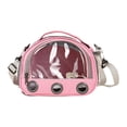 thumbnail image 4 of Bolsa de transporte para hámster, ardilla pequeña, bolso de mano para viaje, ratones, mascotas pequeñas, ratas, bolso de hombro, jaula de transporte Rosa, 4 of 8