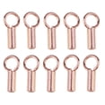 thumbnail image 1 of 10 piezas 925 perlas de engarce del tubo de la esterlina tapón resultados de la joyería de oro rosa Sunnimix Resultados de perlas de engarzado de tubo, 1 of 7