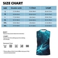 thumbnail image 5 of Lsque Futuristic Jet Ski Adventure Print Men's Cotton Blend Sleeveless Muscle Shirts (S-3XL)- Moisture Wicking, Odor Protection, UPF 30+,XX-Large, 5 of 8