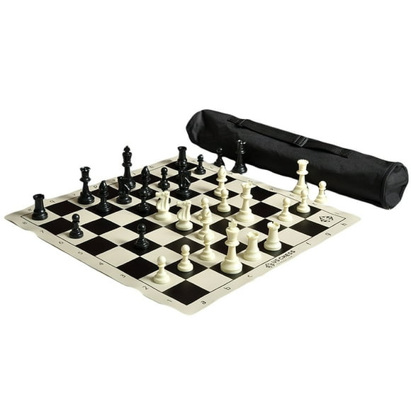 Set de ajedrez estadounidense Chess Quiver Tournament con triple peso