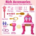 thumbnail image 2 of Set de maquillaje Vanity AugToy Magic para niños pequeños con espejo y silla, 2 of 6