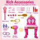 thumbnail image 2 of Set de maquillaje Vanity AugToy Magic para niños pequeños con espejo y silla, 2 of 6
