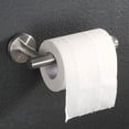 thumbnail image 2 of Wall Mounted Toilet Paper Holder, SUS304 Stainless Steel Toilet Paper Roll Holder, Toilet Paper Holder for Bathroom and Kitchen, Brushed, 2 of 3