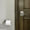 thumbnail image 3 of Design House Geneva Modern Bathroom Toilet Paper Holder, Satin Nickel, 3 of 13
