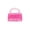 Hot Pink, variant on 3in Handbag Shaped Squishy Toys, Realistic Slow Rising Stress Relief Ball, Soft Pinch Fidget for Adult Sensory Relaxation Desk Home Decorative Display