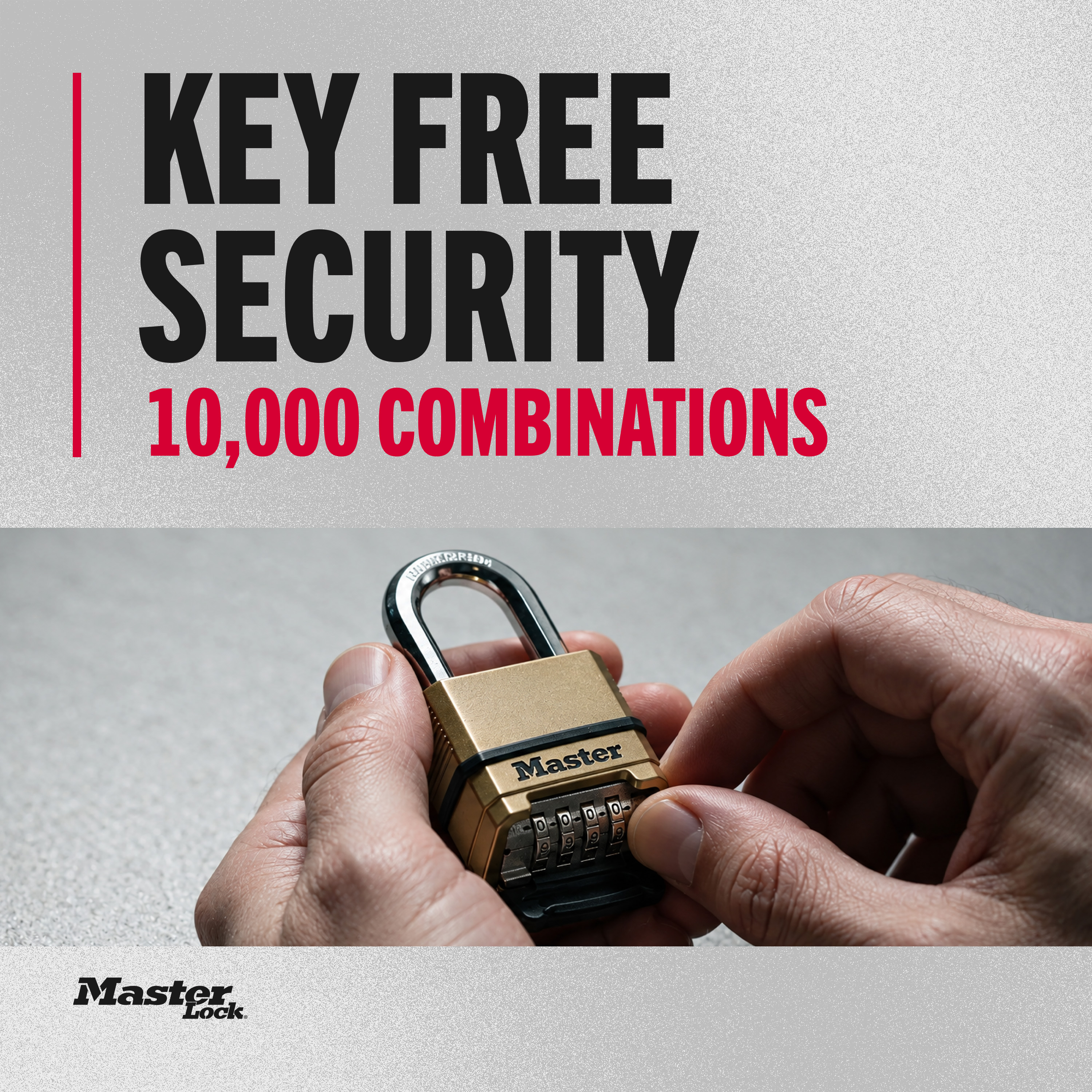 Master Lock Heavy Duty Combination Padlock 2" photo 5