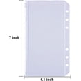 thumbnail image 2 of Binder Pockets Plastic Binder Zipper Folders Waterproof, 2 of 4