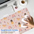 thumbnail image 4 of Long Mouse Pads for Desk,Princess Carriage Pattern Desk Mats on Top Of Desks, Desk Mouse Pad Extra Large with 3mm Non-Slip Base and Stitched Edge for Gaming,Office,Work,Home 35.4"x15.7", 4 of 6