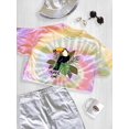 thumbnail image 3 of Toucan Bird Tropical Leaves Tie Dye Spiral Women -Image by Shutterstock, Female Small, 3 of 4