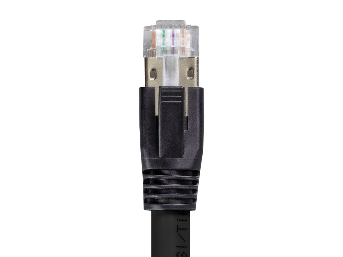 Monoprice Cat8 Ethernet Network Cable - 5 Feet - Black | 2GHz, 40Gbps, 24AWG, S/FTP - Entegrade Series
