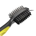 thumbnail image 5 of Uxcell Double Sided Retractable Cord Clip Dust Groove Cleaner Golf Club Brush Yellow, 5 of 6