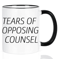 Lawyer Gifts Coffee Mugs for Men Women, Tears of Opposing Counsel Coffee Mug, Law Student Attorney Paralegal Future Lawyer Gifts,2024 Graduation Gifts, Funny Lawyer Mug, 11 Oz