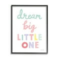 thumbnail image 5 of Stupell Industries Dream Big Little One Phrase Children's Pastel Typography, 16 x 20,Design by Ann Kelle, 5 of 5